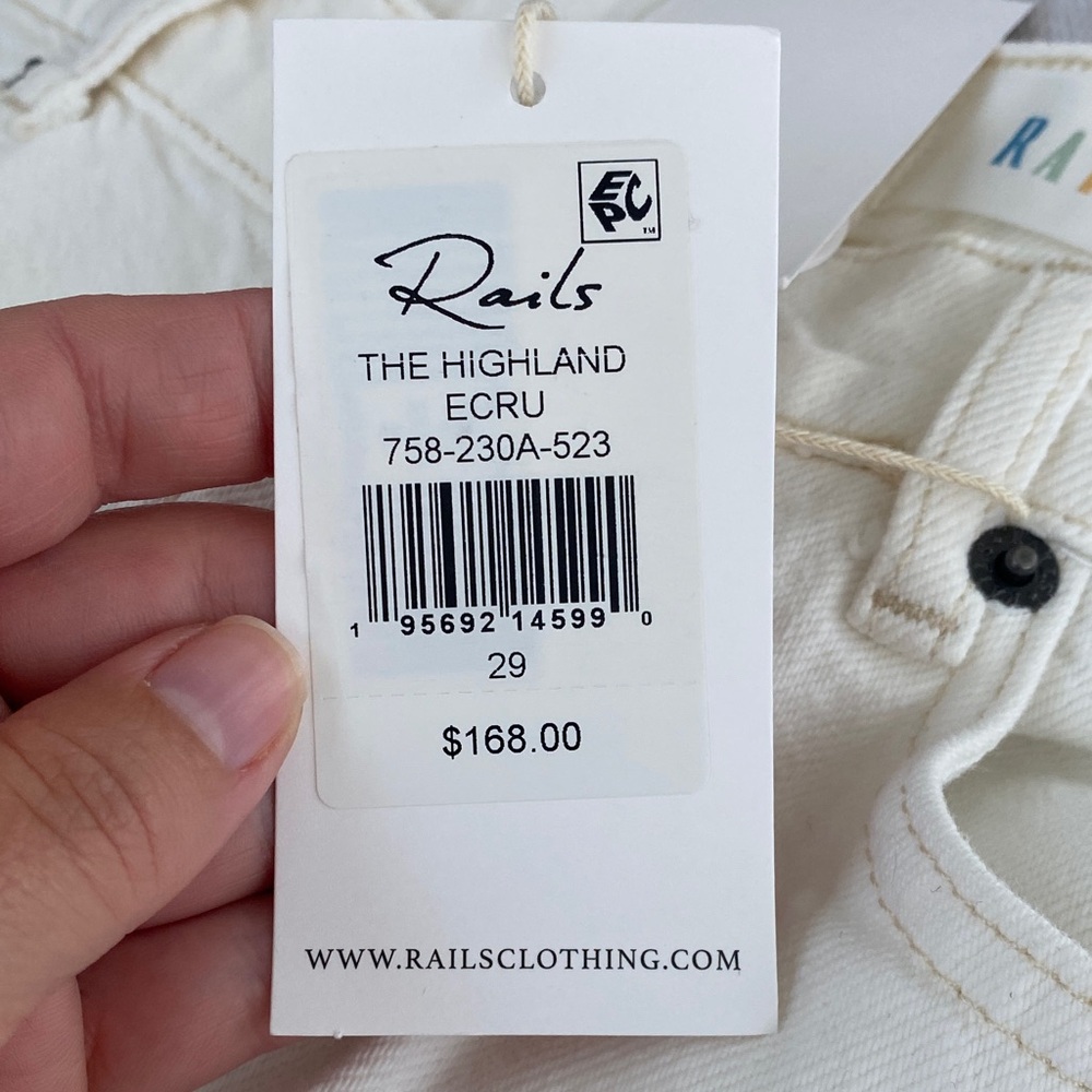 Rails Classic White Pencil Skirt - Picture 4 of 4